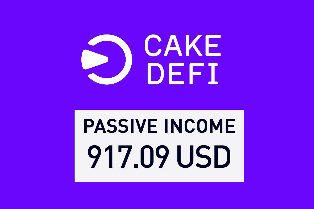 Cake DeFi Passive Income, How to Earn (Beginner)