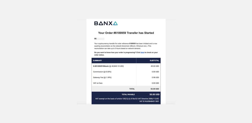 DFI banxa visa and mastercard payment
