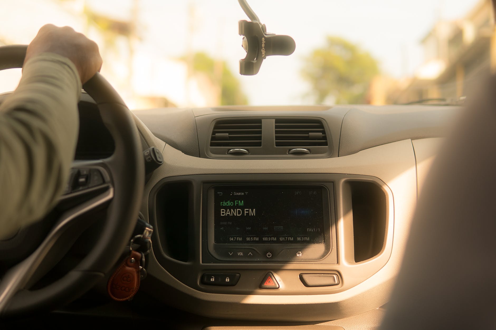 photo of car interior